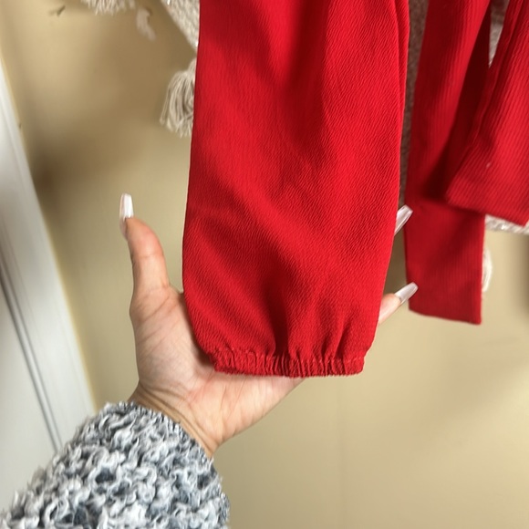 Pretty little things red super crop top - Picture 4 of 6